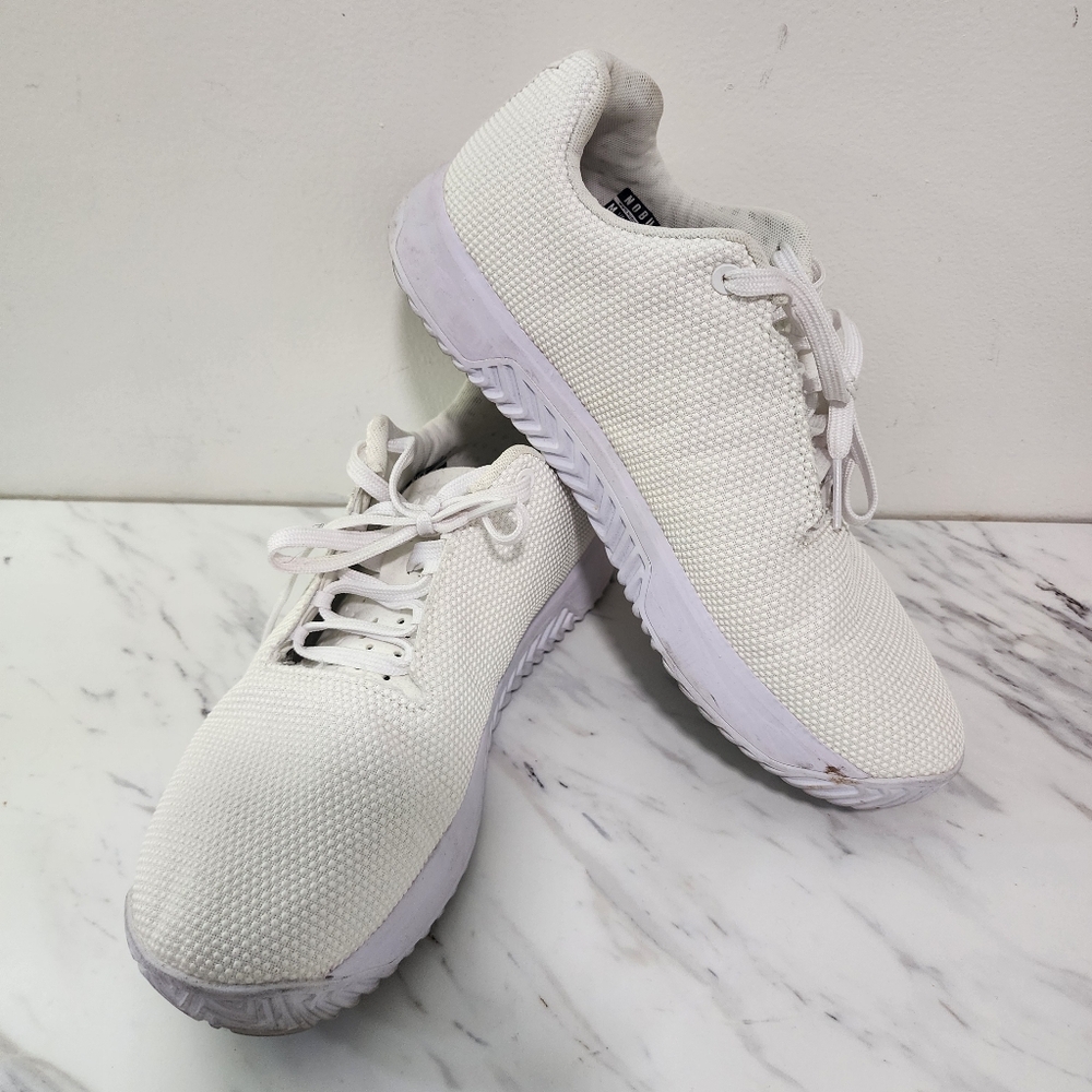 NOBULL Rec A7 White Athletic Sneakers Men 10.5/ Woman 12